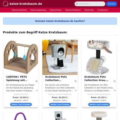 Screenshot katze-kratzbaum.de