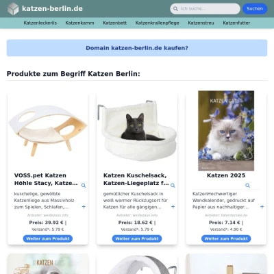 Screenshot katzen-berlin.de