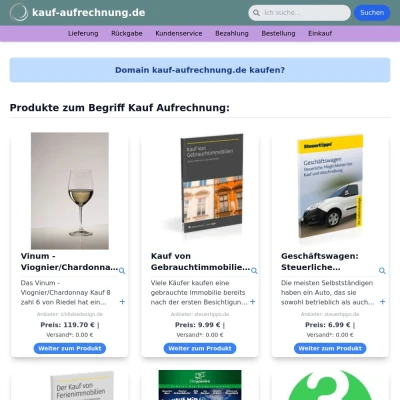 Screenshot kauf-aufrechnung.de