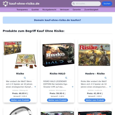 Screenshot kauf-ohne-risiko.de