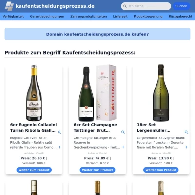 Screenshot kaufentscheidungsprozess.de