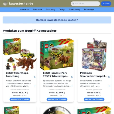 Screenshot kawestecher.de