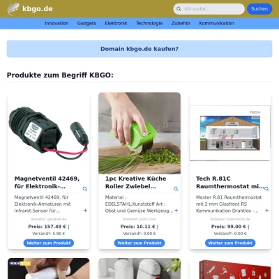 Screenshot kbgo.de