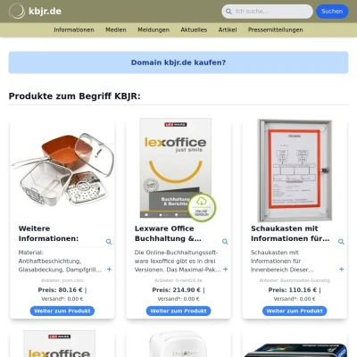 Screenshot kbjr.de