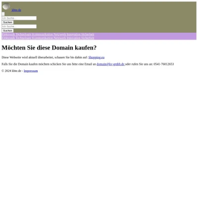 Screenshot kbte.de