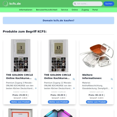 Screenshot kcfs.de