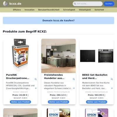 Screenshot kcxz.de