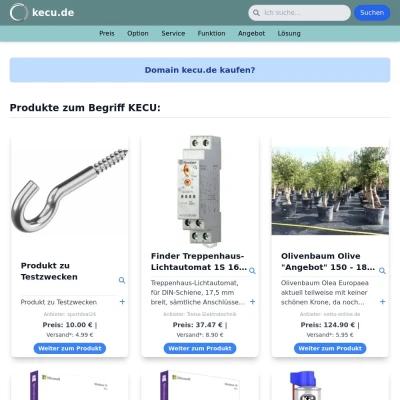 Screenshot kecu.de