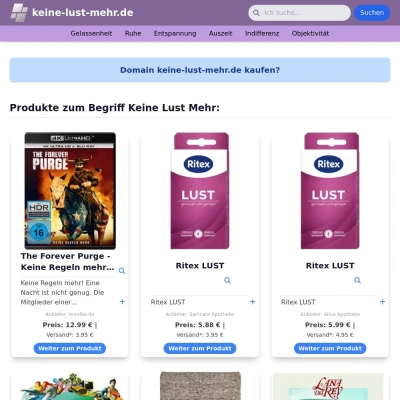 Screenshot keine-lust-mehr.de