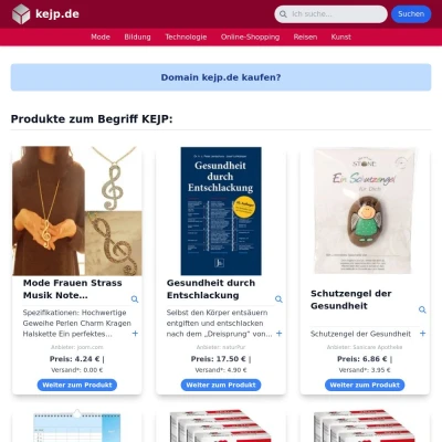 Screenshot kejp.de