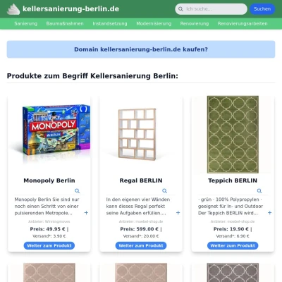 Screenshot kellersanierung-berlin.de