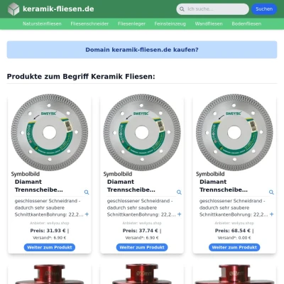 Screenshot keramik-fliesen.de