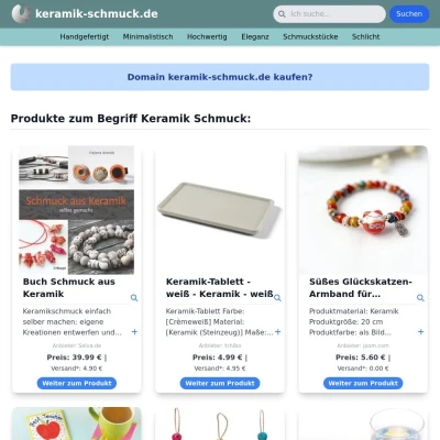 Screenshot keramik-schmuck.de