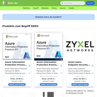 Screenshot kerx.de