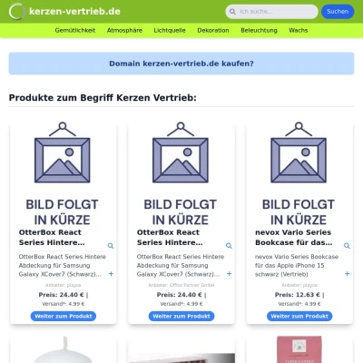 Screenshot kerzen-vertrieb.de