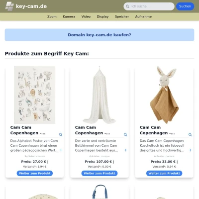 Screenshot key-cam.de