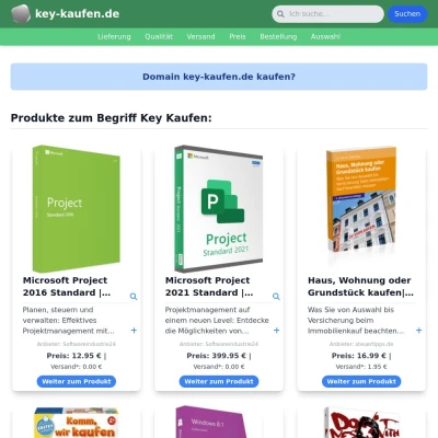 Screenshot key-kaufen.de