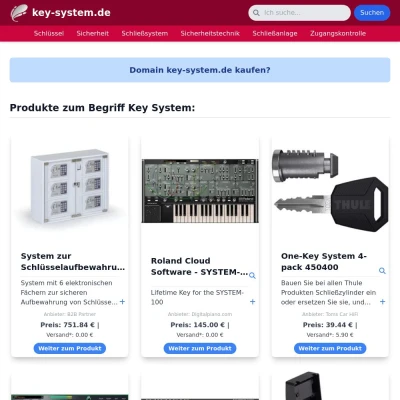 Screenshot key-system.de