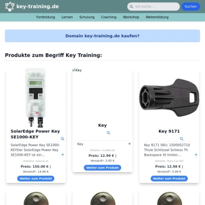 Screenshot key-training.de