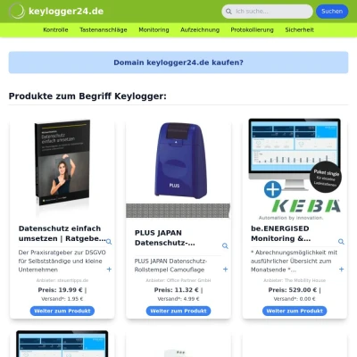 Screenshot keylogger24.de