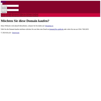 Screenshot kfca.de