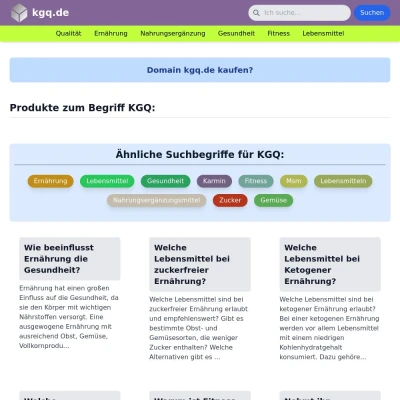 Screenshot kgq.de