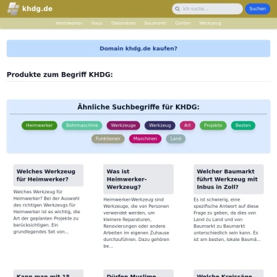 Screenshot khdg.de