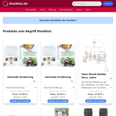 Screenshot khoikhoi.de