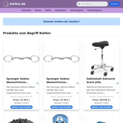 Screenshot kiefen.de