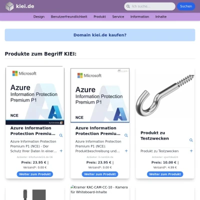 Screenshot kiei.de