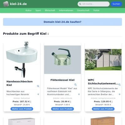 Screenshot kiel-24.de