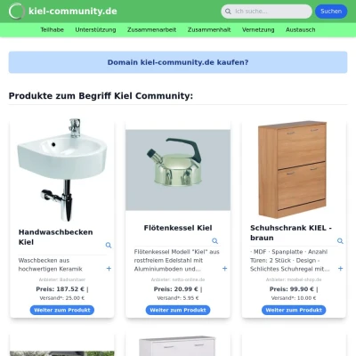 Screenshot kiel-community.de