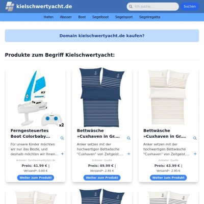 Screenshot kielschwertyacht.de