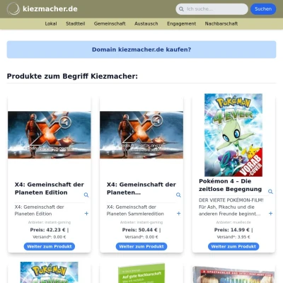 Screenshot kiezmacher.de