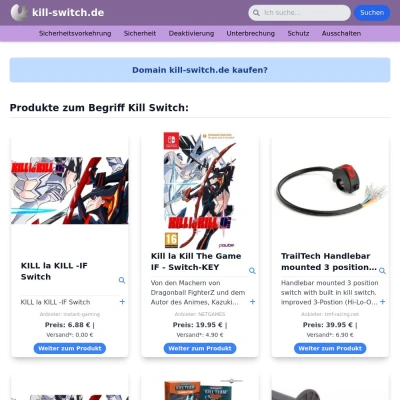 Screenshot kill-switch.de