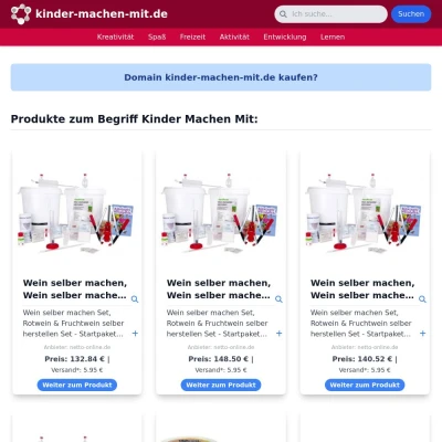 Screenshot kinder-machen-mit.de