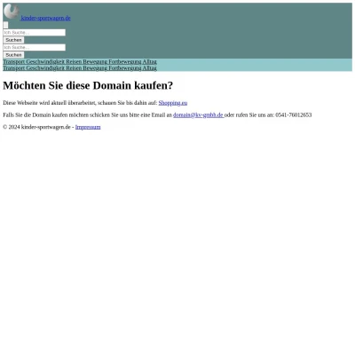 Screenshot kinder-sportwagen.de