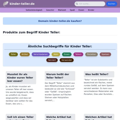 Screenshot kinder-teller.de