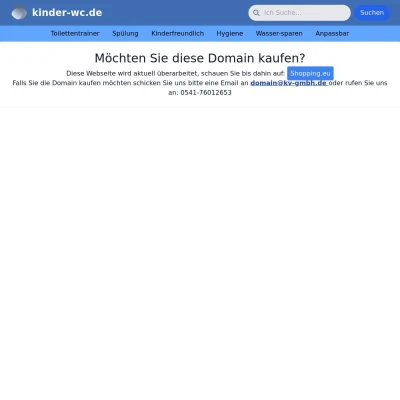 Screenshot kinder-wc.de