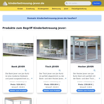 Screenshot kinderbetreuung-jever.de