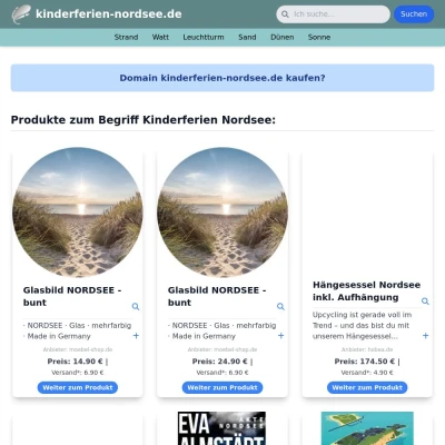 Screenshot kinderferien-nordsee.de