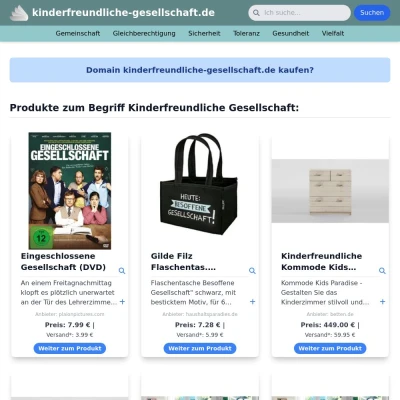 Screenshot kinderfreundliche-gesellschaft.de