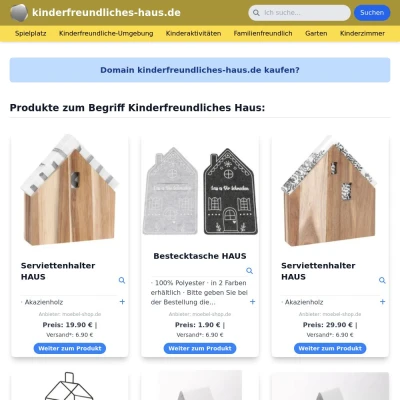 Screenshot kinderfreundliches-haus.de