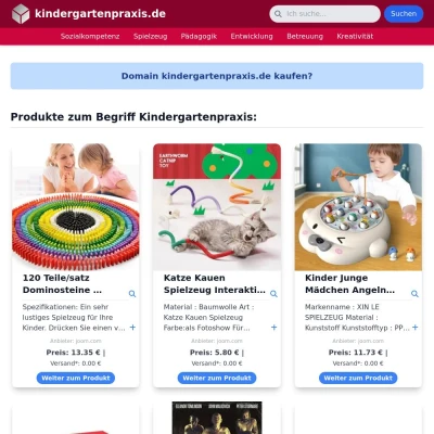 Screenshot kindergartenpraxis.de