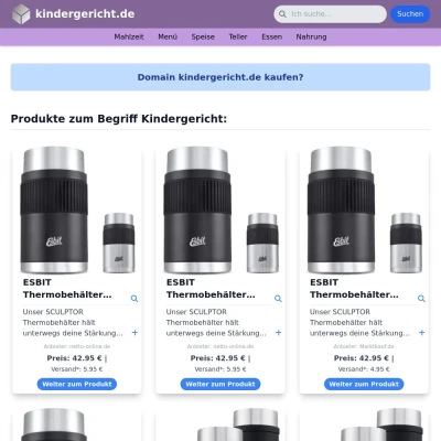 Screenshot kindergericht.de