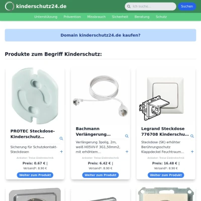 Screenshot kinderschutz24.de