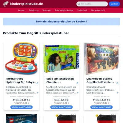 Screenshot kinderspielstube.de