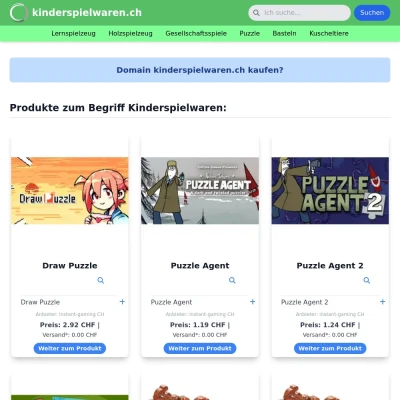 Screenshot kinderspielwaren.ch