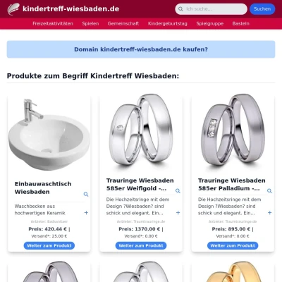 Screenshot kindertreff-wiesbaden.de