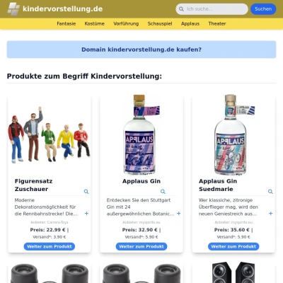 Screenshot kindervorstellung.de